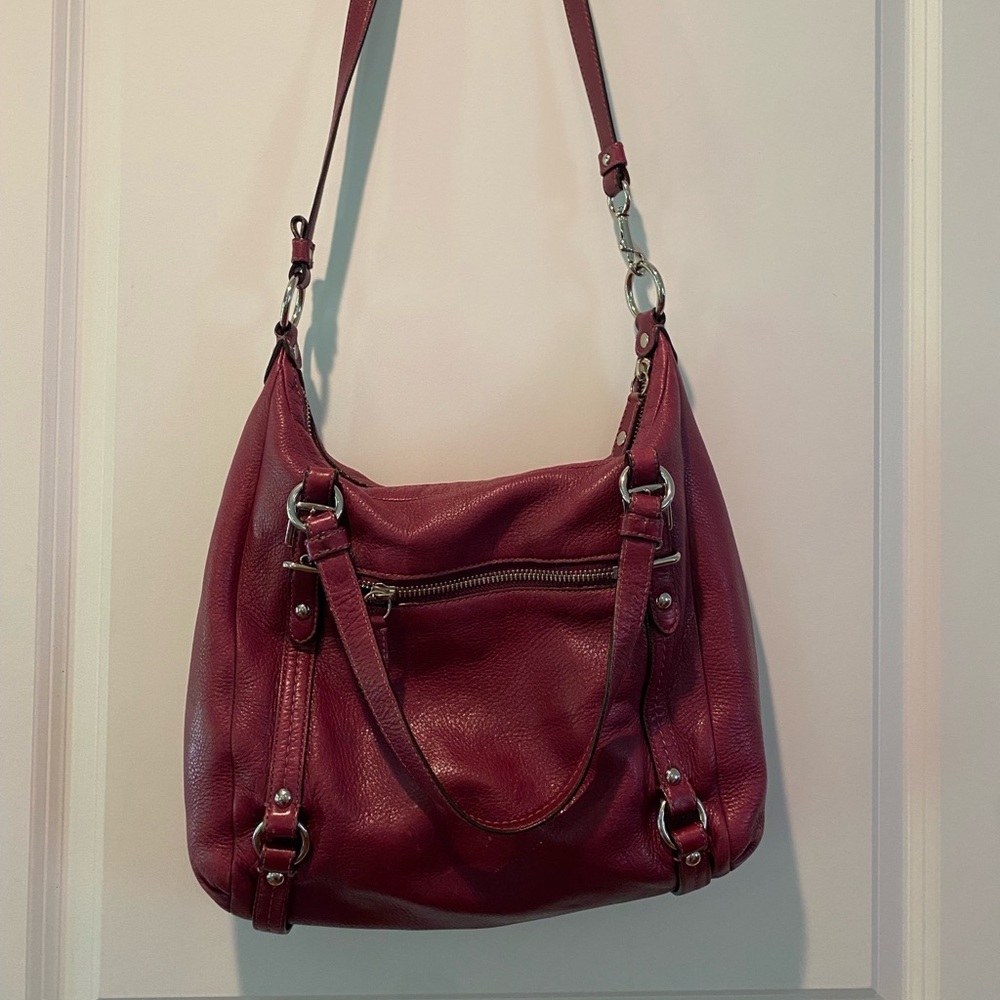 Purple slouchy Coach bag!